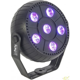 PROYECTOR PAR DE LED 6 x 1.5W RGB 3-en-1