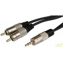 Cable de calidad mini jack a 2 RCA