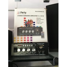 Amplificador con toma de microfono y usb