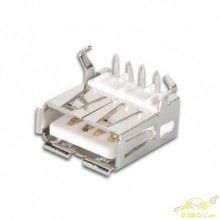 Conector USB hembra para soldar