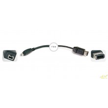 Cable firewire de 4 a 6 contactos 1.5m