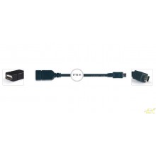 Cable USB A a mini USB B 5 pines 0,15m