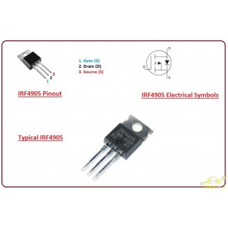 IRF 4905 TO-220 Transistor Mosfet