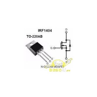 IRF1404 TO220 Circuito integrado IRF1404PBT