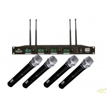 MICROFONO INALAMBRICO UHF CON 4 CANALES - Imagen 1