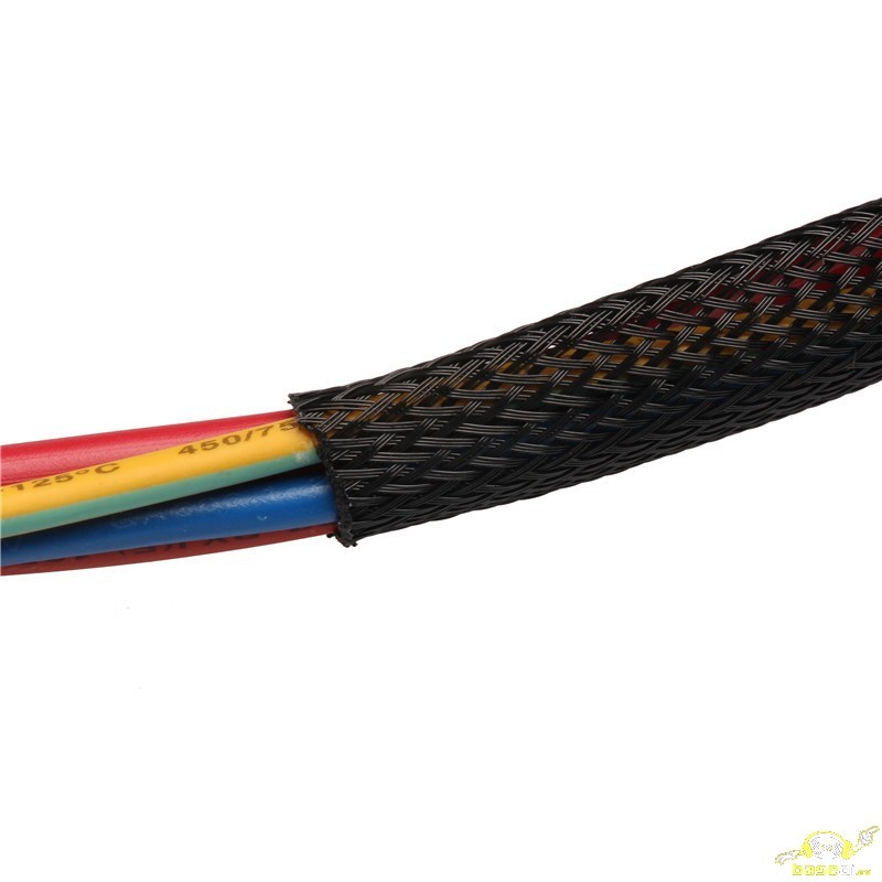 Cubre Cables Piel De Serpiente Gris Expandible 1/4 30 Mts