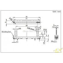 Potenciometro 75 MM doble B10K Behringuer etc.