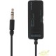 Cable macho hembra con caja control volumen auriculaes