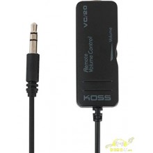 Cable macho hembra con caja control volumen auriculaes