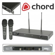 Chord NU2-H Sistema doble UHF de micrófono inalámbrico de mano