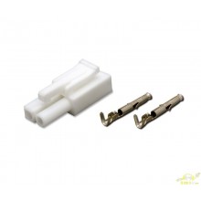 Conector aéreo Mini Tamiya hembra, 2 pines