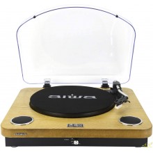 AIWA GBTUR-120WDMKII: Tocadiscos de Madera, Bluetooth