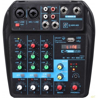 Oqan Q-Mini USB Mixer 4 canales interface Audio