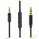 Cable repuesto auriculares con micrófono 3,5 Y 2,5MM