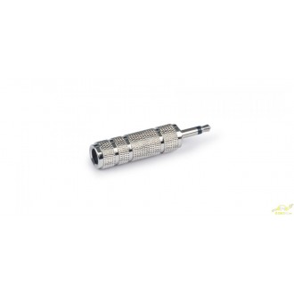 Adaptador audio jack 3'5 mm a 6'3 mm Mono