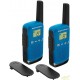 Radios walkie talkie Motorola T42 azul, 4 km