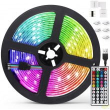 5 Metros tiras led rgb usb