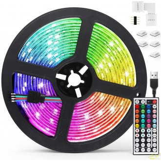 5 Metros tiras led rgb usb