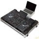 Flight Case Ultra Delgado Denondj® PRIME4, Pioneer® XDJ-RX2 Plata (Soporte Metacrilato).