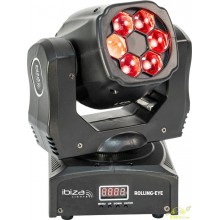 Cabeza movil ROLLING-EYE. Ibiza Light 6 led de 12v