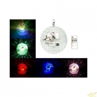 Bola de LED 20 cm, Potencia: 10x3w RGBWA