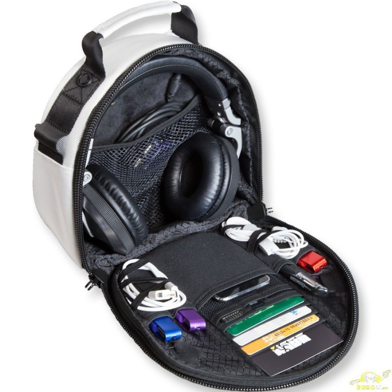 Funda de Auriculares para DJ, blanca.