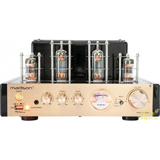 Amplificador estereo de valvulas 2 x 25W RMS con Bluetooth