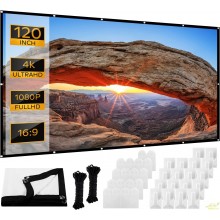 Pantalla proyector portatil 120 pulgadas 16/9