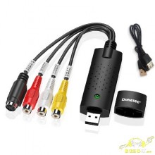 CAPTURADORA AUDIO-VIDEO POR Usb 2.0 RCA+SVIDEO