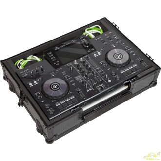 Flight Case Sistema DJ Todo en uno Pioneer® XDJ-RR Negra (Trolley + Ruedas).