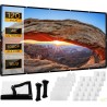 120 " Pantalla Proyector Portatil Plegable para Cine en casa