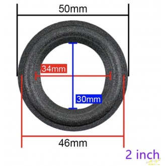 Suspension 2 pulgadas foam altavoces repuesto