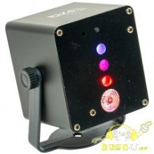 TINYLED-LASRGB EFECTO MINIATURA DE LED 3W + LASER RGB A BATERIAS