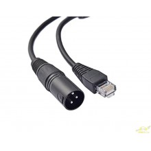 Adaptador XLR Macho 3 pin a RJ45, 30 CM