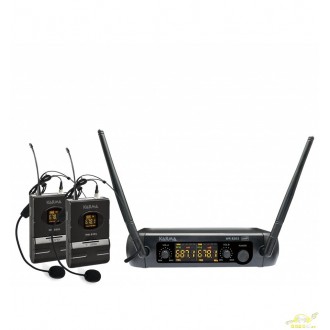 Karma SET 8202LAV Micrófono inalámbrico Dual UHF Diadema