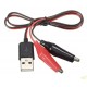 Cable pruebas usb a pinza cocodrilo