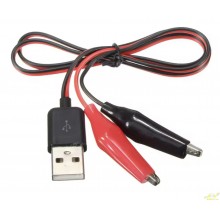 Cable pruebas usb a pinza cocodrilo