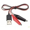 Cable pruebas usb a pinza cocodrilo