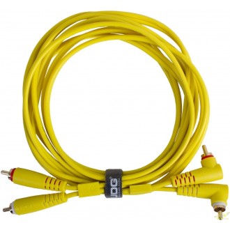 Cable rca a rca acodado 3 metros udg