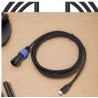 3 metros Conexión usbc a xlr macho