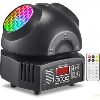 Mini cabeza movil laser y rayos Laser