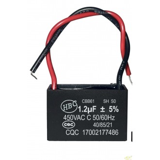 CBB61 1,2uf Condensador de arranque