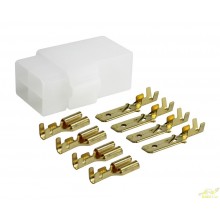 Caja conexión 4 contactos Faston Macho Hembra