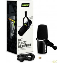 SHURE MV7+ Micrófono dinámico XLR / USB-c de calidad profesional
