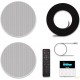 Fonestar KS Wall 2 altavoces de techo y amplificador de pared.