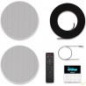Fonestar KS Wall 2 altavoces de techo y amplificador de pared.