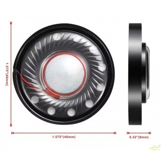 Repuesto Sennheiser HD 598 CS SR 558 518 599 569 579, 40mm