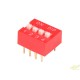 Interruptor DIP Horizontal Perfil Alto 4 Posiciones