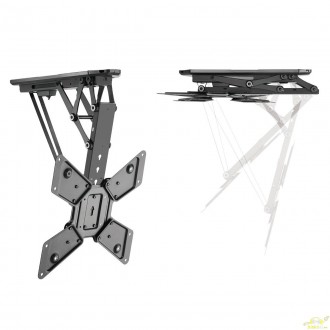 Soporte TV orientable de techo motorizado