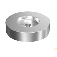 Centrador discos de vinilo 45 rmp metalico